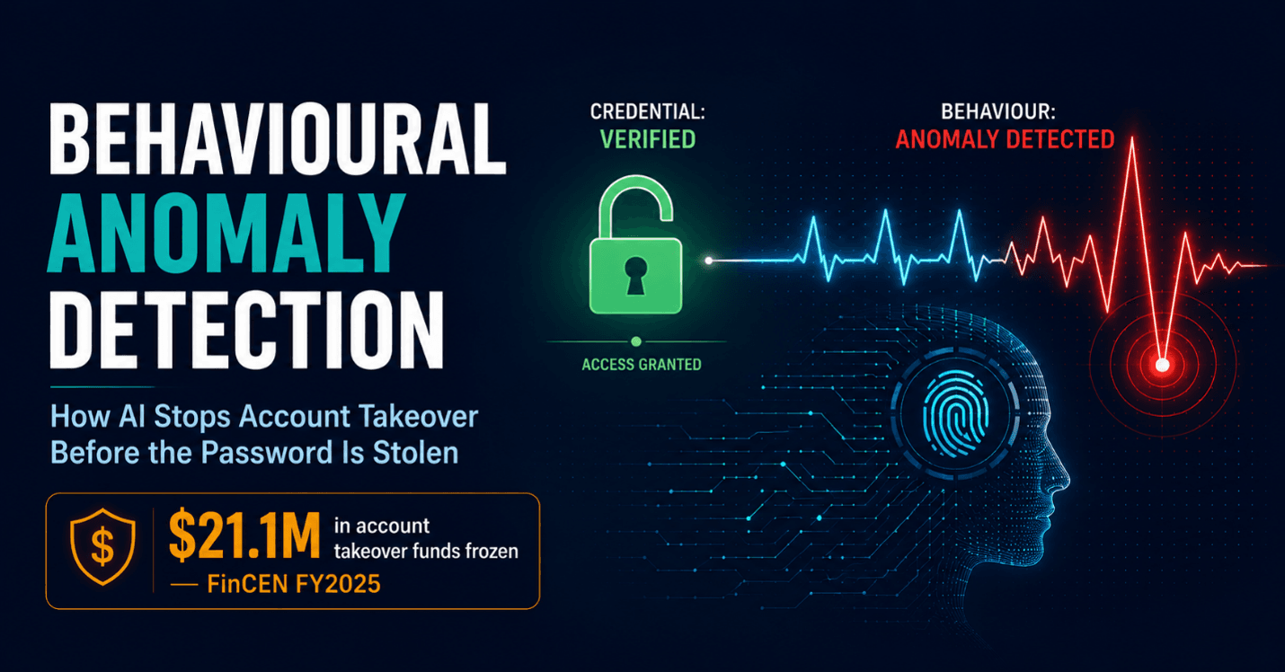Behavioural Anomaly Detection: How AI Stops Account Takeover Before the Password Is Stolen