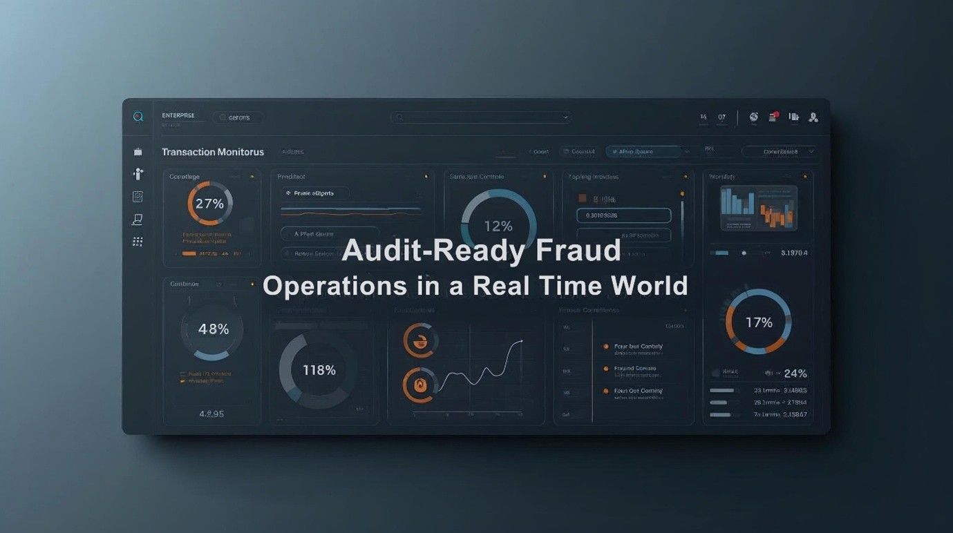 Audit-Ready Fraud Operations in a Real-Time World