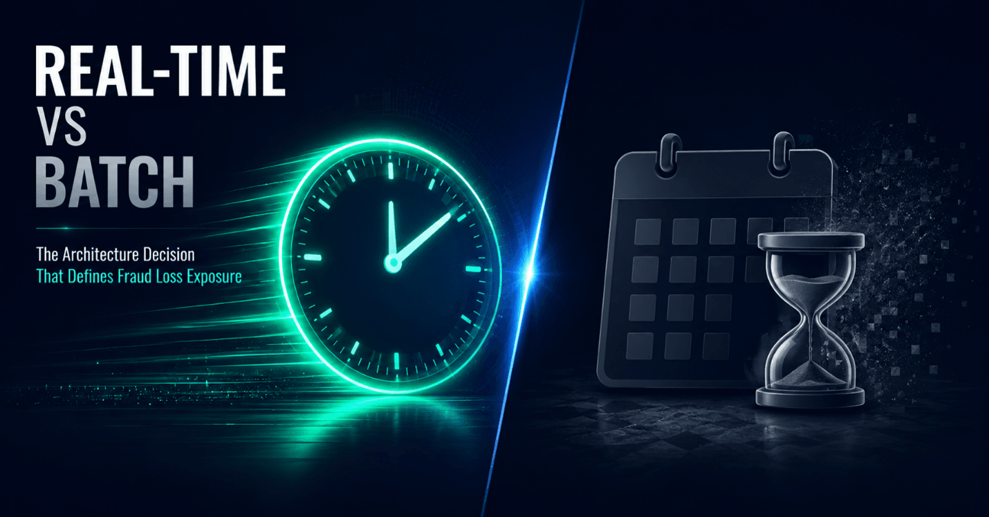 Real-Time Fraud Monitoring vs Batch Processing: The Architecture Decision That Defines Your Loss Exposure